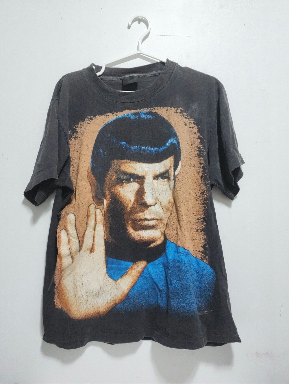 Star Trek Spock Vintage T-Shirt Large 1991 Live Long and Prosper